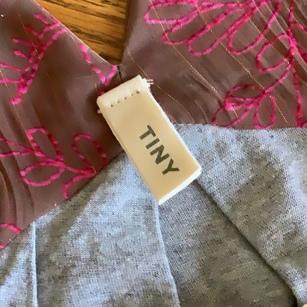 Anthropology, Tiny brand, tank with sequins, chiffon, poly cotton multic… - Picture 8 of 13